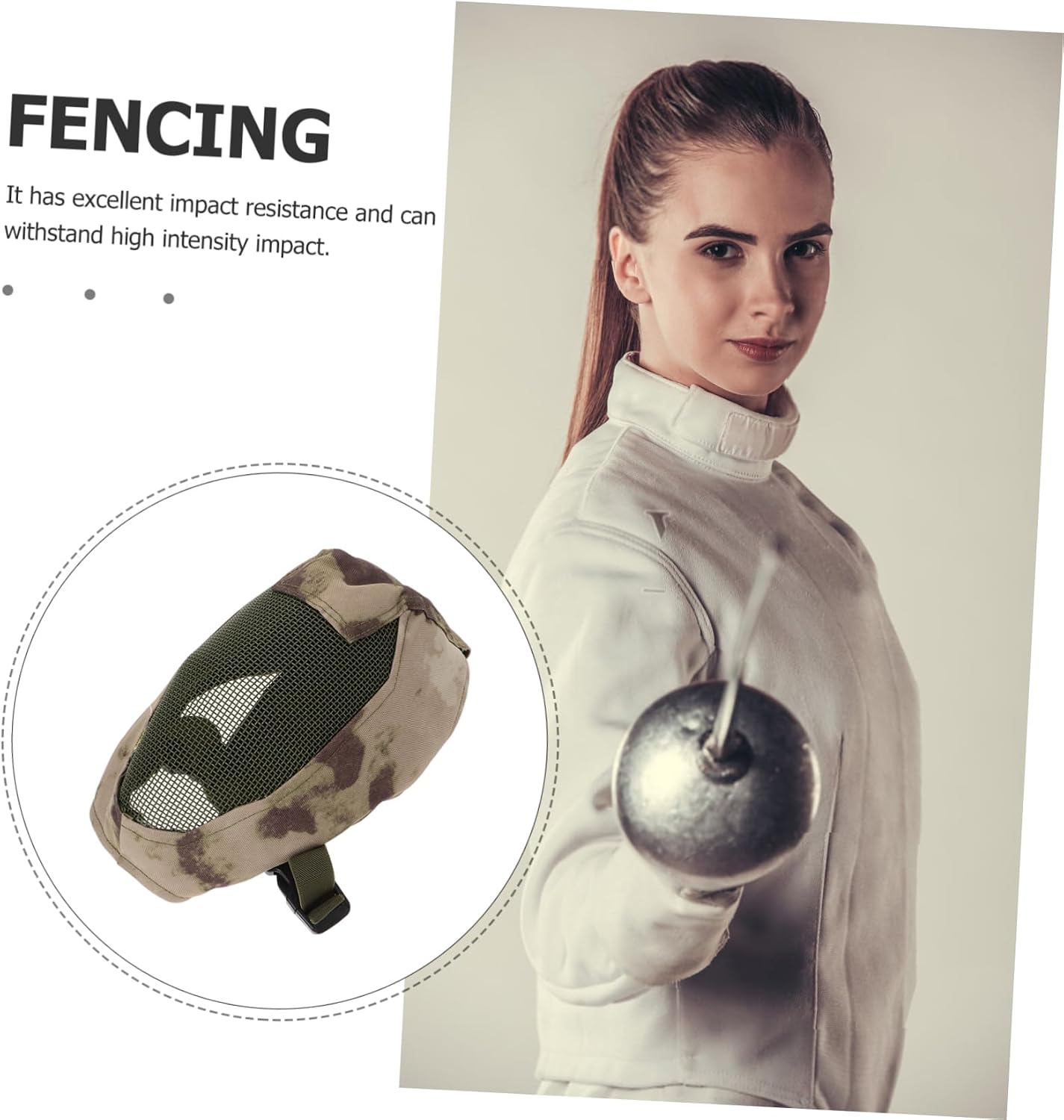 Steel Mesh Full Outdoor for Fencing and Riot Control Durable High Strength Protective Cover with Impact Resistant Guard for Sports and Use