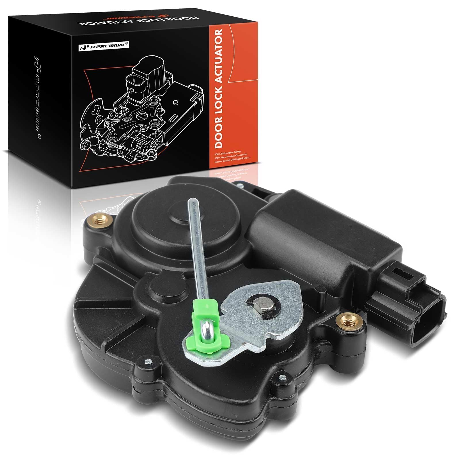 A-Premium Left Driver Side Sliding Door Lock Actuator Compatible with Toyota Vehicles - Sienna 2004-2010, For Sliding Door Lock Release Motor, 2 Pins Connetor