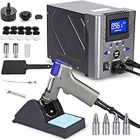 WEP 948D-I 110W Professional Desoldering Station - 4 Nozzles, PID Temp Control, 3 Presets, Tiltable LCD for Multilayer PCB Repair