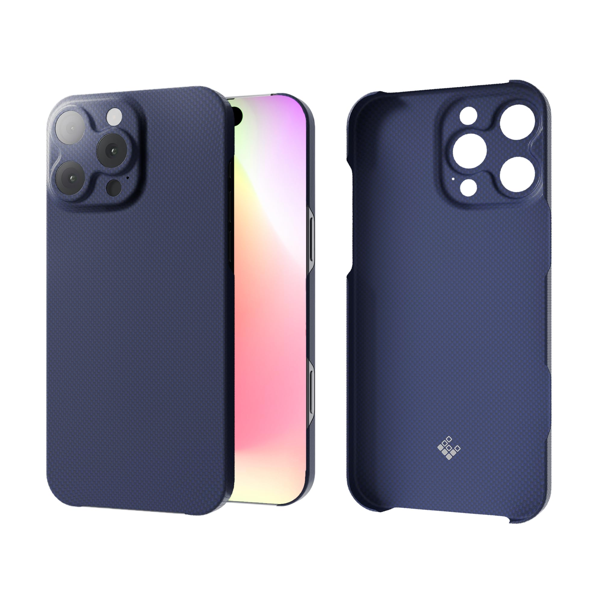 Latercase | Compatible with iPhone 16 Pro Max | Willy Blue | Durable iPhone 16 Pro Max Phone Case | 0.6mm Thin Aramid Fiber, 10 Grams, Precision Lasercut, Full Camera Protection, Nonslip Matte Finish