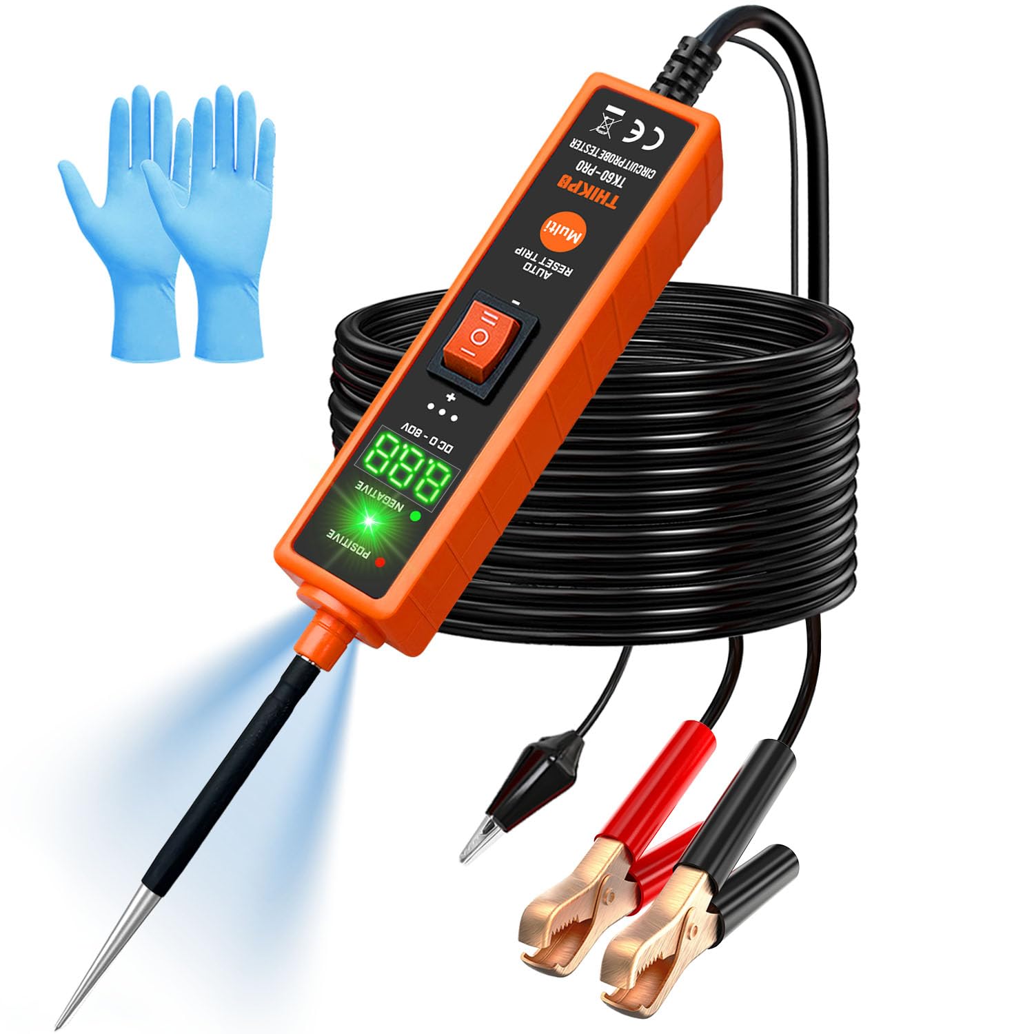 Photo 1 of Power Circuit Probe Tester Kit, 6V-24V DC Test Light, Circuit Tester