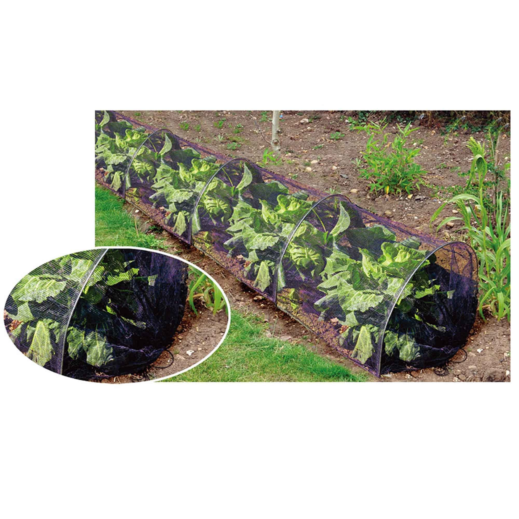 Ram© 3M Metres Cloche Grow Tunnel Netting Plant Protection Anti Bird Netting For Plants