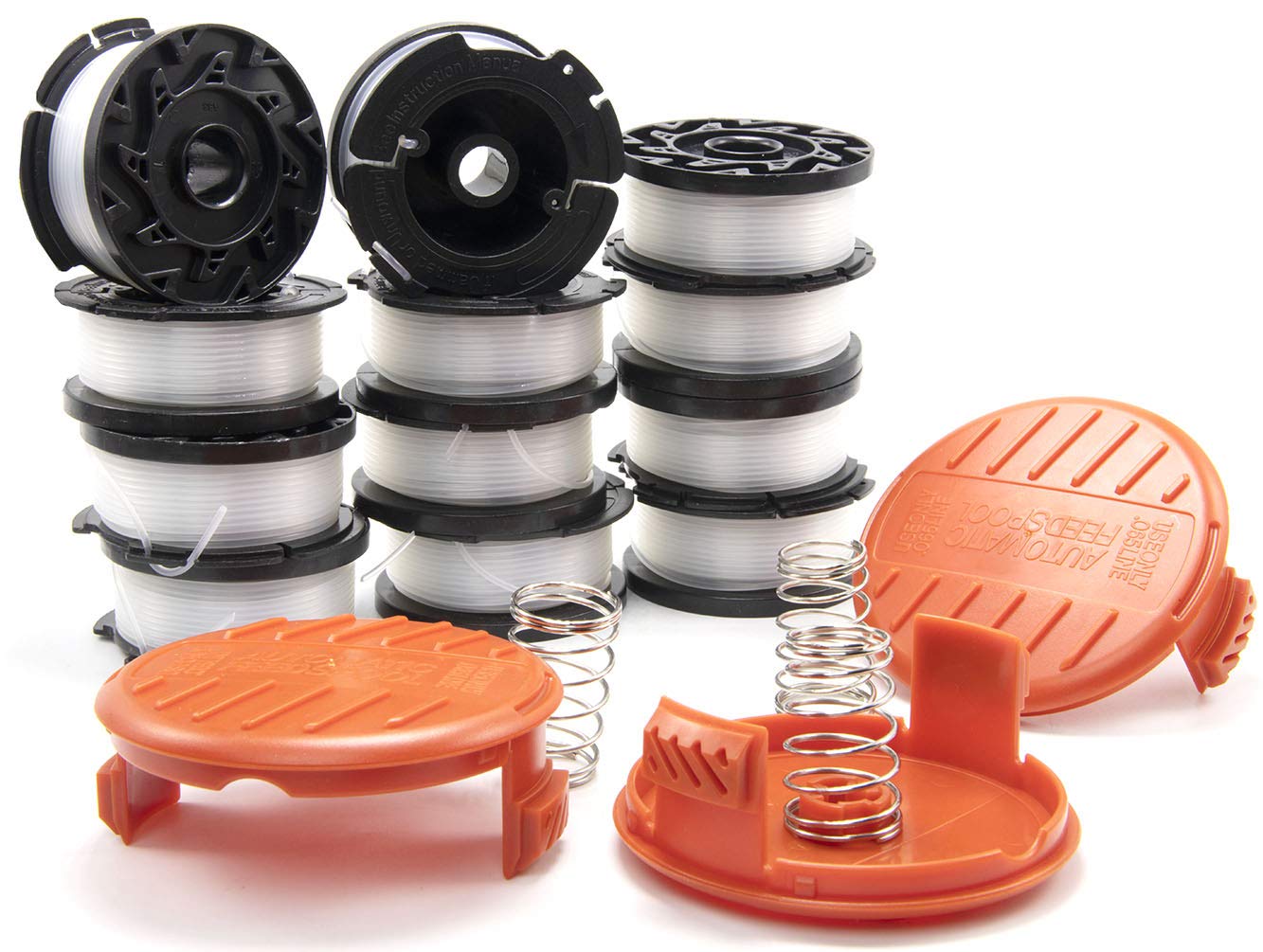 Fil De Débroussailleuse 2,5 Cmx4,5 M, Pour Terrasse, Pelouse, Jardin, Compatible Avec La Plupart