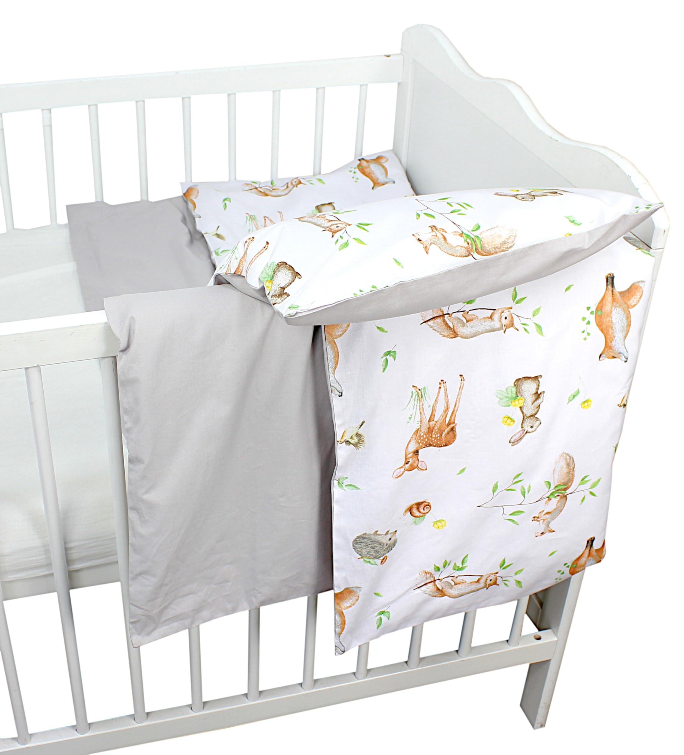 TupTam Juego de Ropa de Cama para Niños, de 2 Piezas., Conejo/Rosa/Lunares, 120x90 cm — view 168