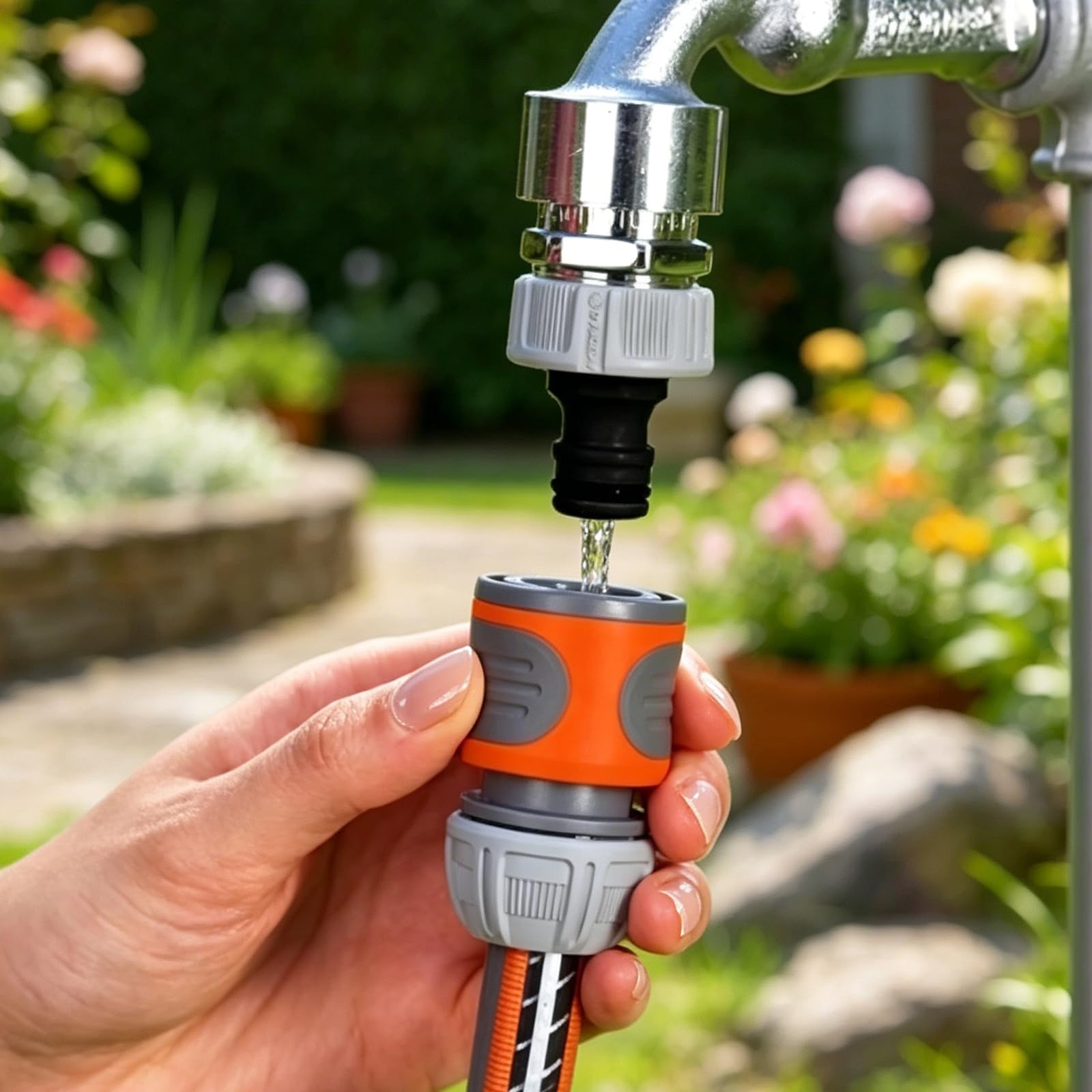 10 Stück 1/2 ZollSchlauchverbinder,Schlauch Kupplung,Gartenschlauchverbinder Doppelseitige Schlauchkupplung,Extender Verlängerung für Schlauchverlängerung