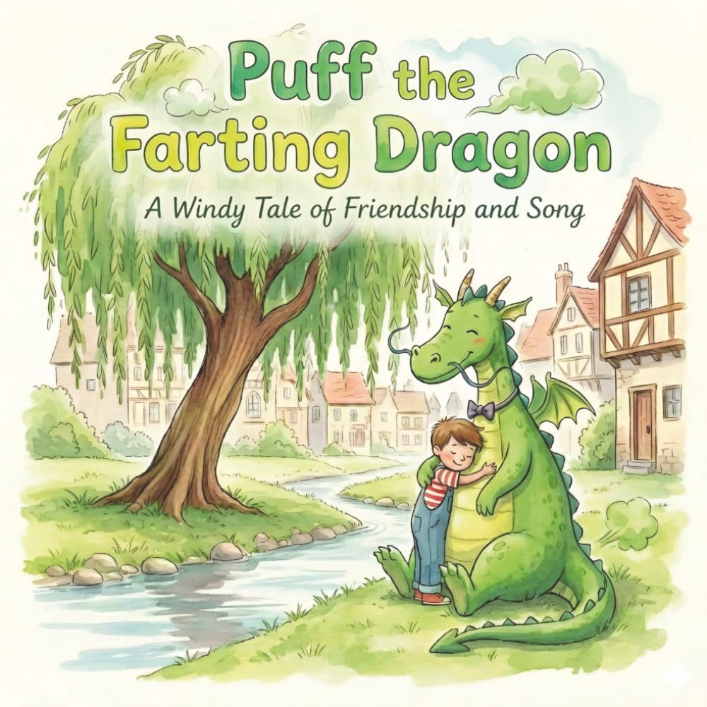 Puff the Farting Dragon: A Windy Tale of Friendship and Song (Little Children's Books)