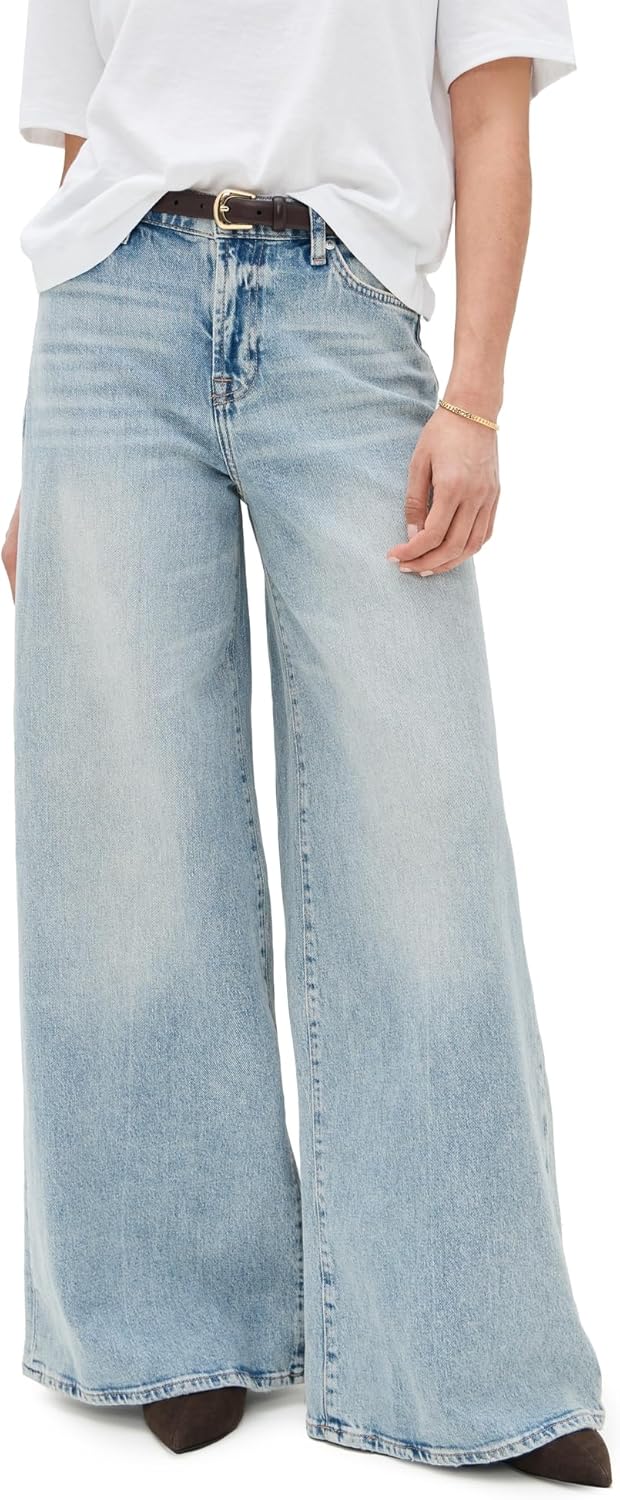 7 for All Mankind Womens Marie Wide Leg
