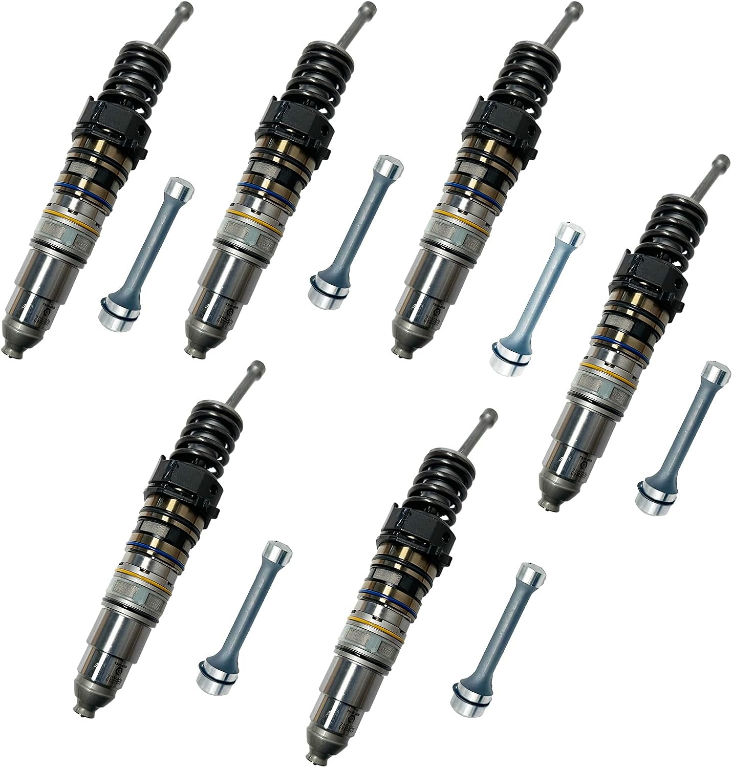 6PCS Fuel injector 4088301NX Compatible with Cummins ISX15 QSX15 Engine