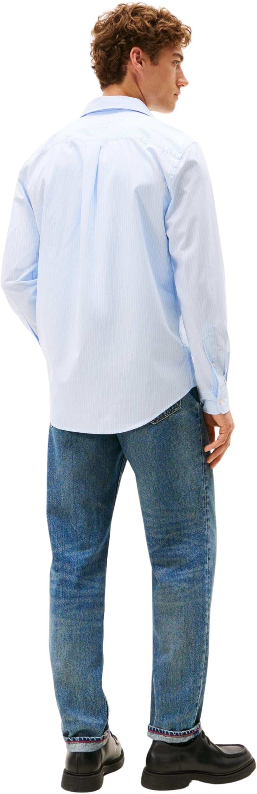 Tommy Hilfiger Herren Core Hairline Poplin Rf Shirt Mw0mw41399 L/S Shirt (1er Pack)