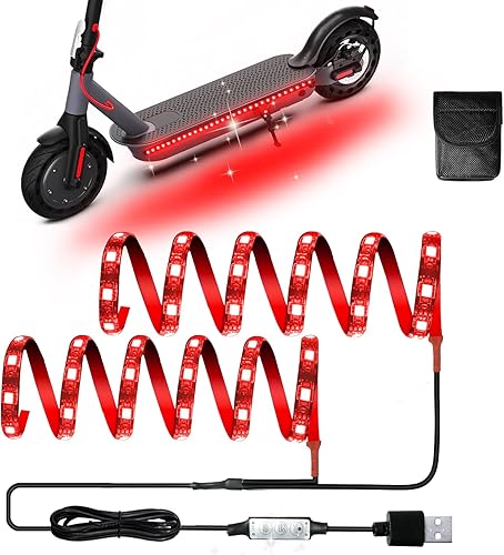 Keiurot Led Lights for Scooter Night Riding Electric Scooter LED Strip Light Led Light Strips 5V Flashing Mode for Outdoor