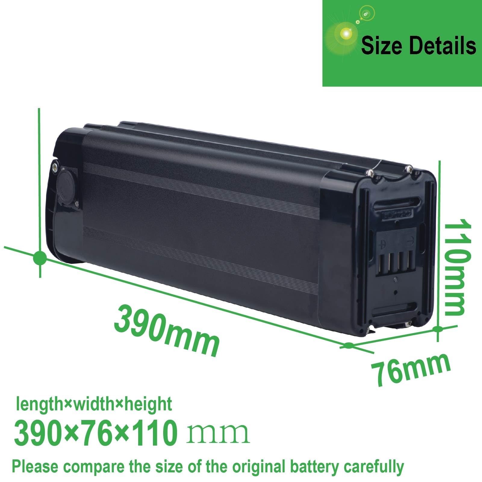 Akumulator Ebike zamiennik akumulatora do Aldi dla MiFa Trio dla Samsung Zhenlong Phylion i wielu innych z ładowarką 36V 48V Li-ion akumulator do roweru elektrycznego (48V 18Ah)