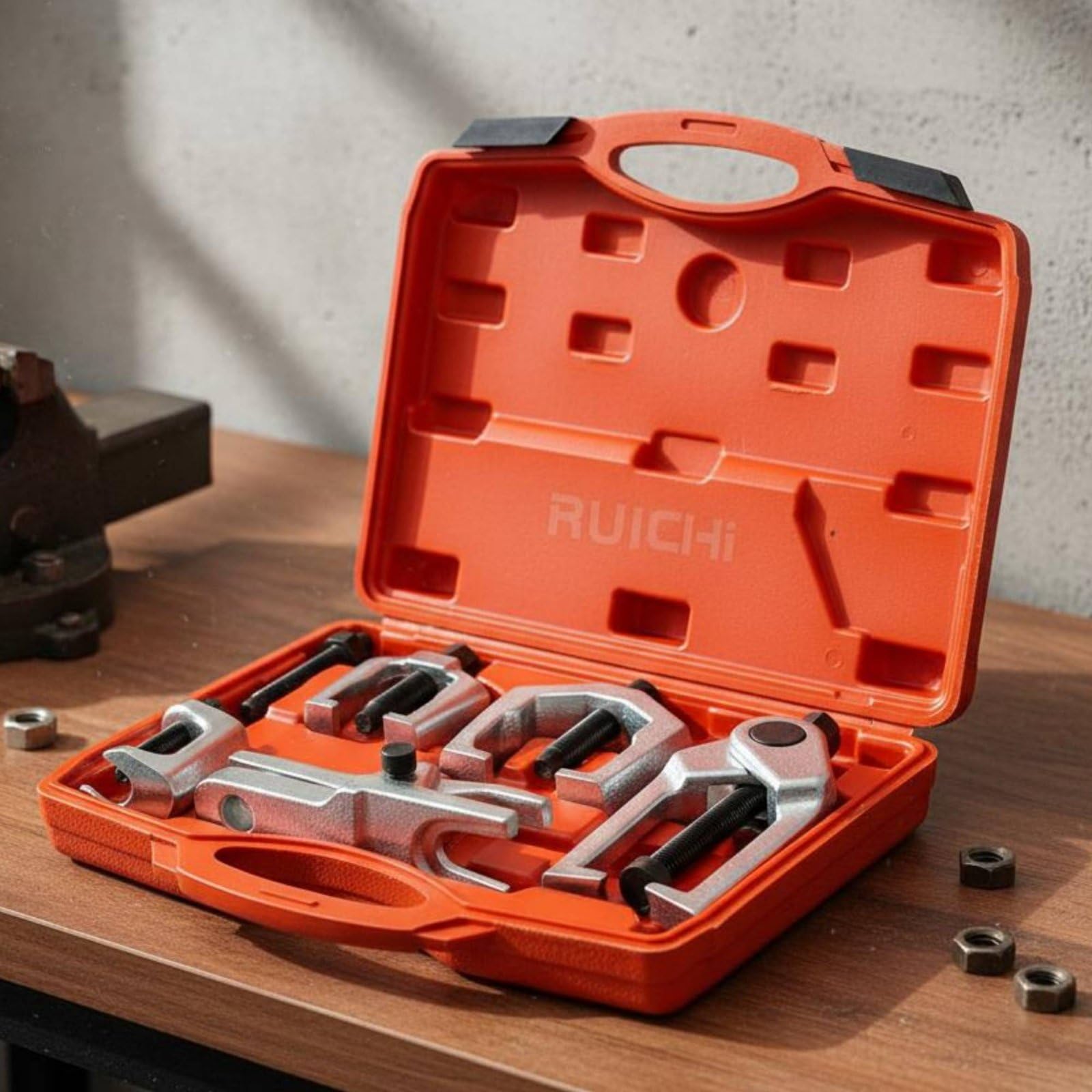 5 Piezas Juego de Extractores de Rótulas Alta Resistencia Extractor Rótula Suspensión Portátil Separador Rótulas