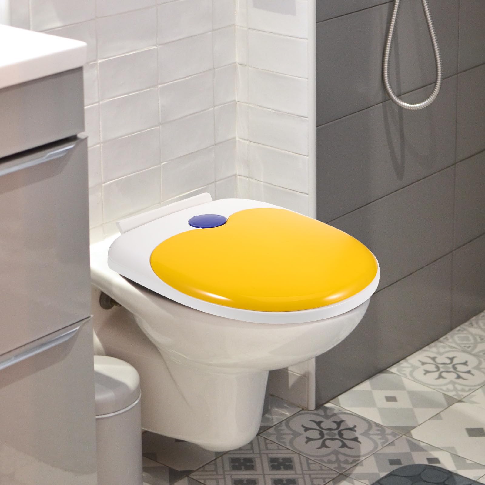 Tavoletta Wc a Forma U, Pp, Installazione Stabile
