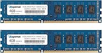 Vista 26 de PC3-10600U 8GB Kit (2X4GB) DDR3 10600 1333MHz PC3-10600 4GB 2Rx8 240-pin Dimm CL9 1.5V Desktop Módulo de memoria RAM