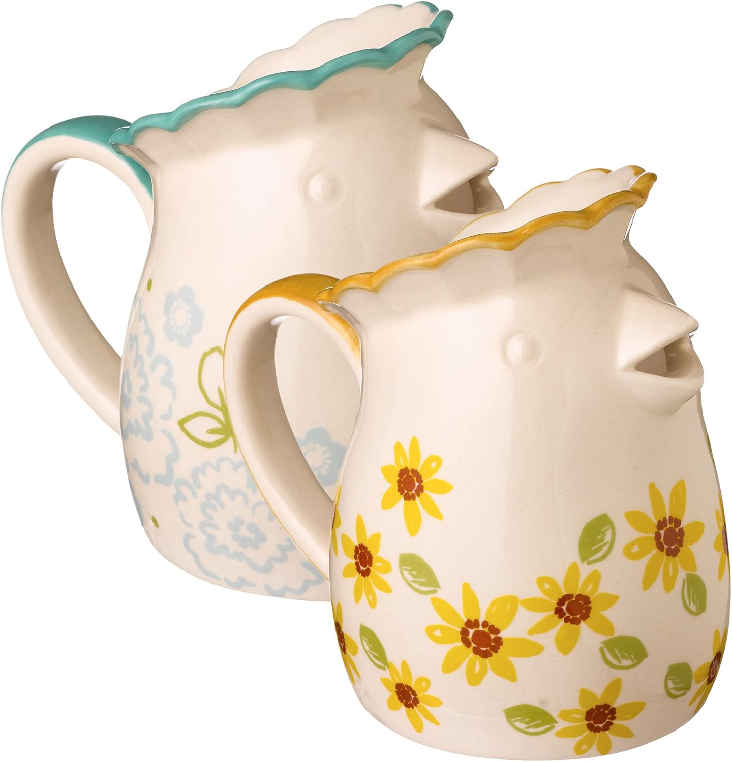 Grasslands Road Ceramic Spring Meadow Hen Pitcher and