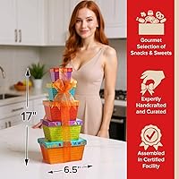 Vista 4 de Torre de regalo Broadway Basketeers, celebración de feliz cumpleaños