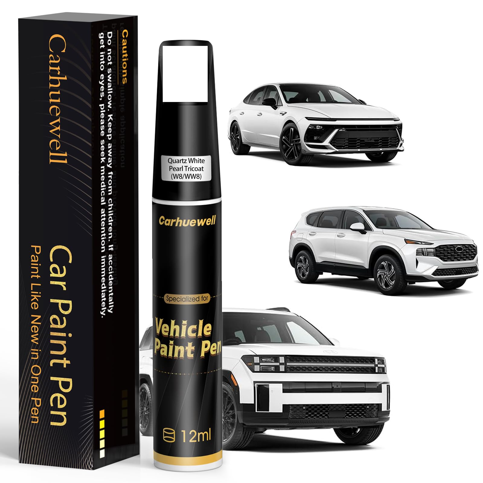 Amazon.com: (W8/WW8) Quartz White Pearl Tricoat Touch Up Paint