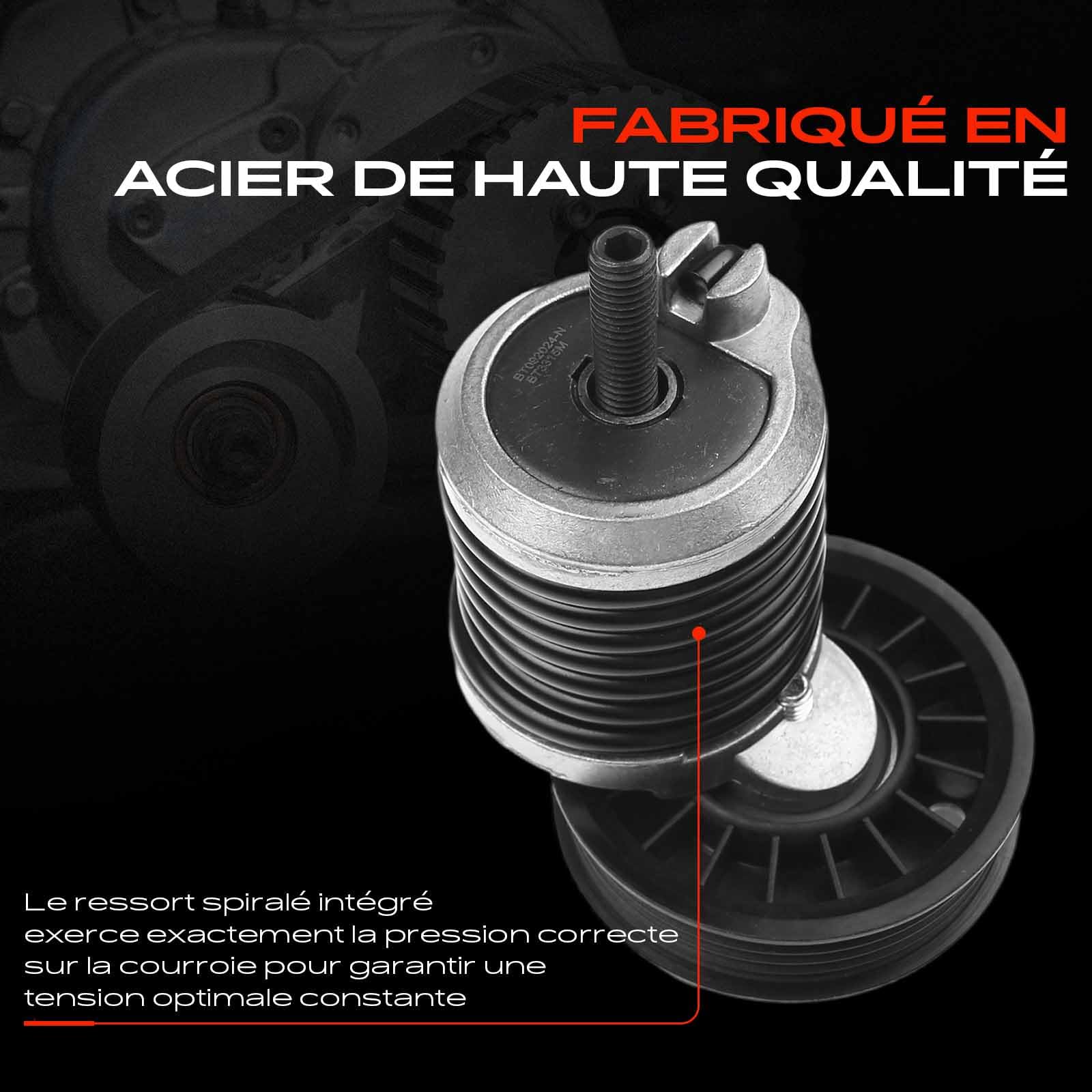Frankberg Poulie de tension tendeur de courroie 028145278J | Compatible avec: P.a.s.s.a.t Variant 3B5, A4 Avant 8D5, A6 4B2 4B4, A4 8D2, A4 Avant 8D5 B5, P.a.s.s.a.t 3B2