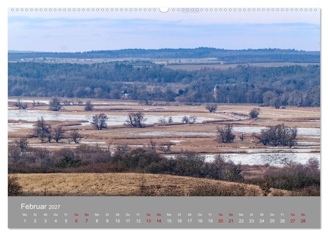 CALVENDO · Nationalpark Unteres Odertal (Kalender 2027) | DIN A2 Querformat · Wandkalender · Weite Landschaften und Übersichten im Odertal