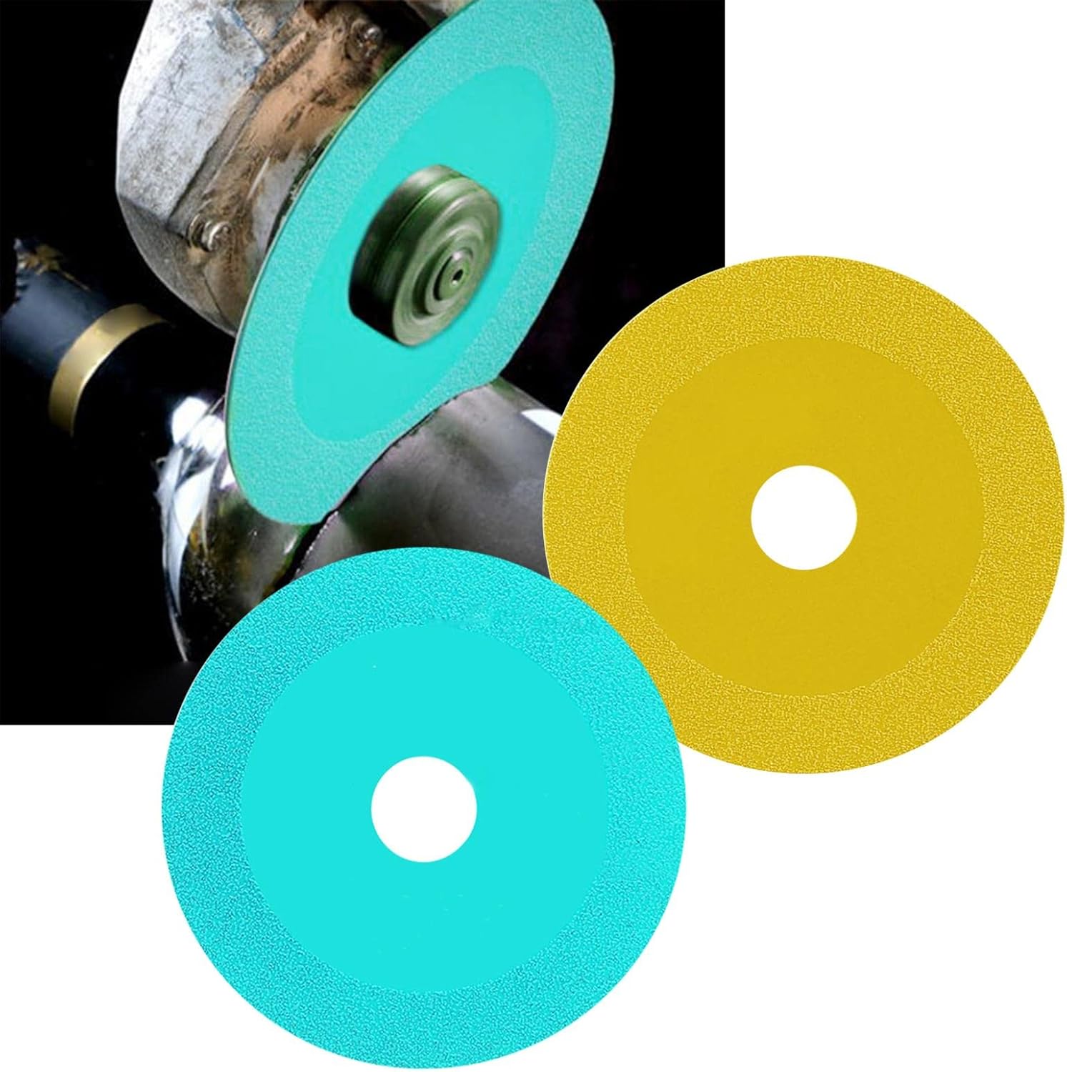 Cutting Disc Wheel Rotary Tool Accessories for Grinding Granite Porcelain Blue