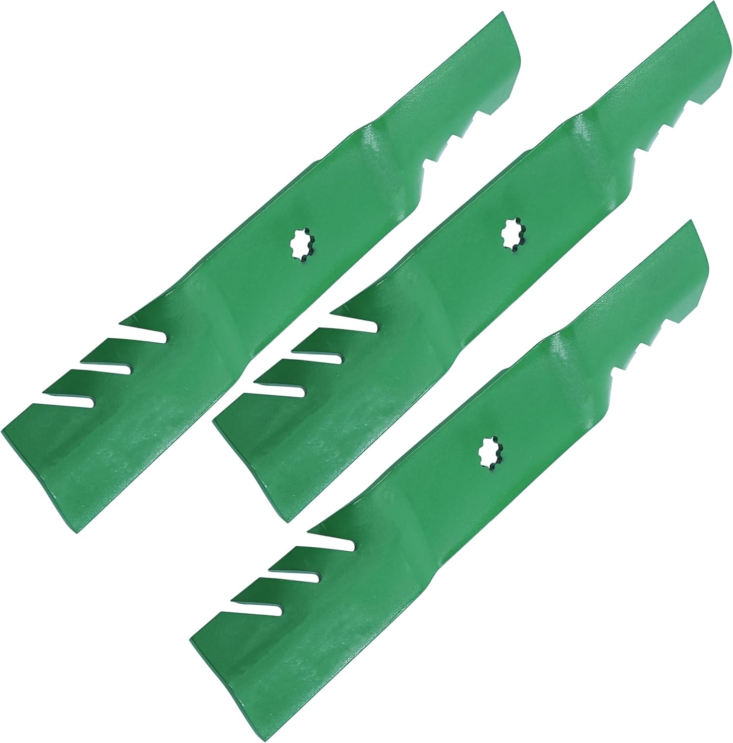 Caltric 54" Deck Blades Compatible with John Deere 190C D170 G110 E180 S180 LA150 LA175 / GY20686
