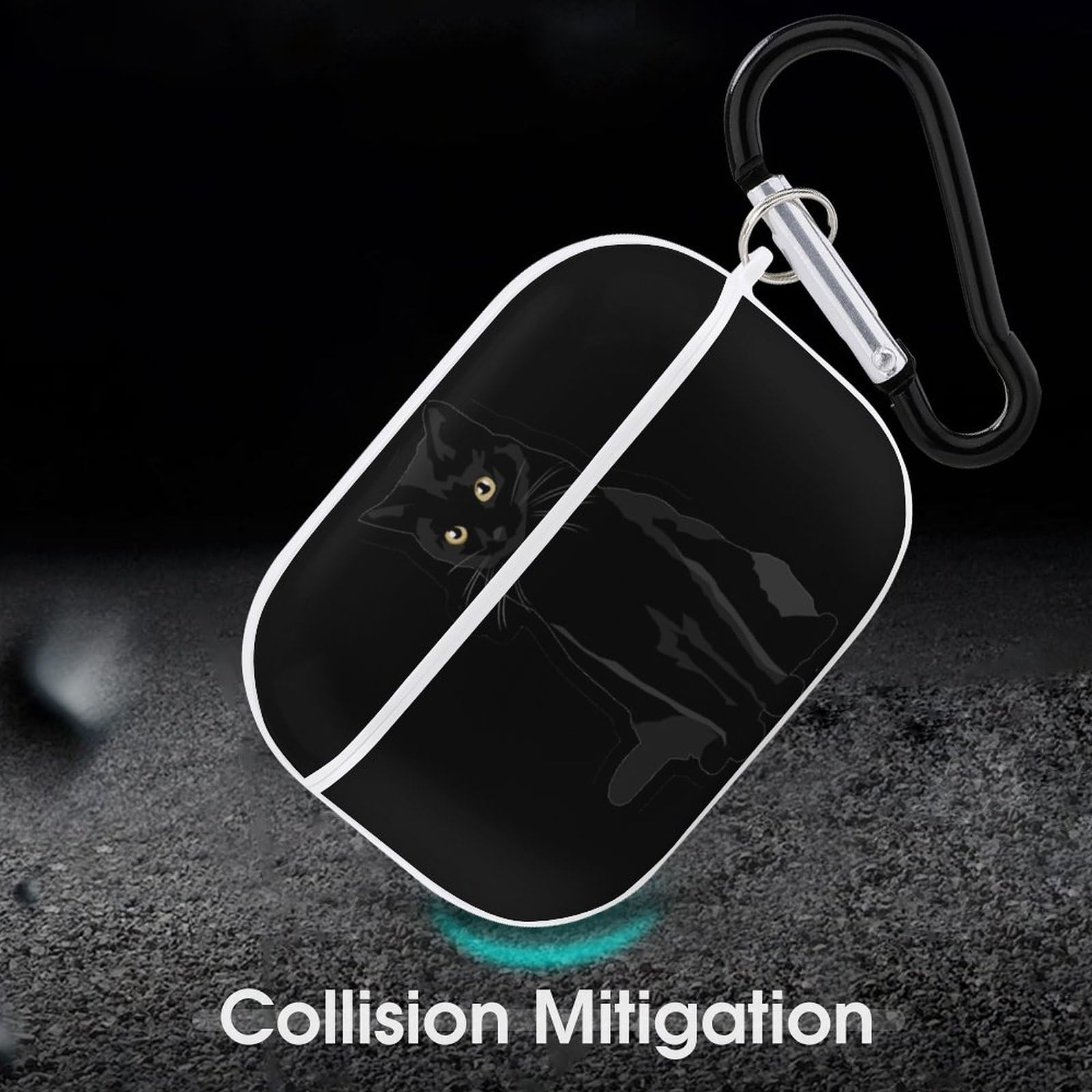 Amazon | 黒猫 猫 猫柄 面白い ねこ AirPods Pro2 ケース 2022年9月