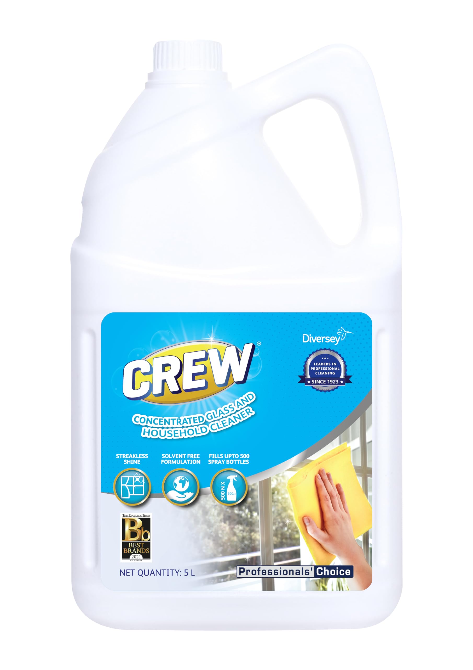 Diversey Crew Concentrated Glass and Surface Cleaner - 5 L (B09B7Y9N36) Amazon Price History, Amazon Price Tracker