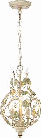 Crystorama Josie 3 Light Champagne Green Tea Mini Chandelier