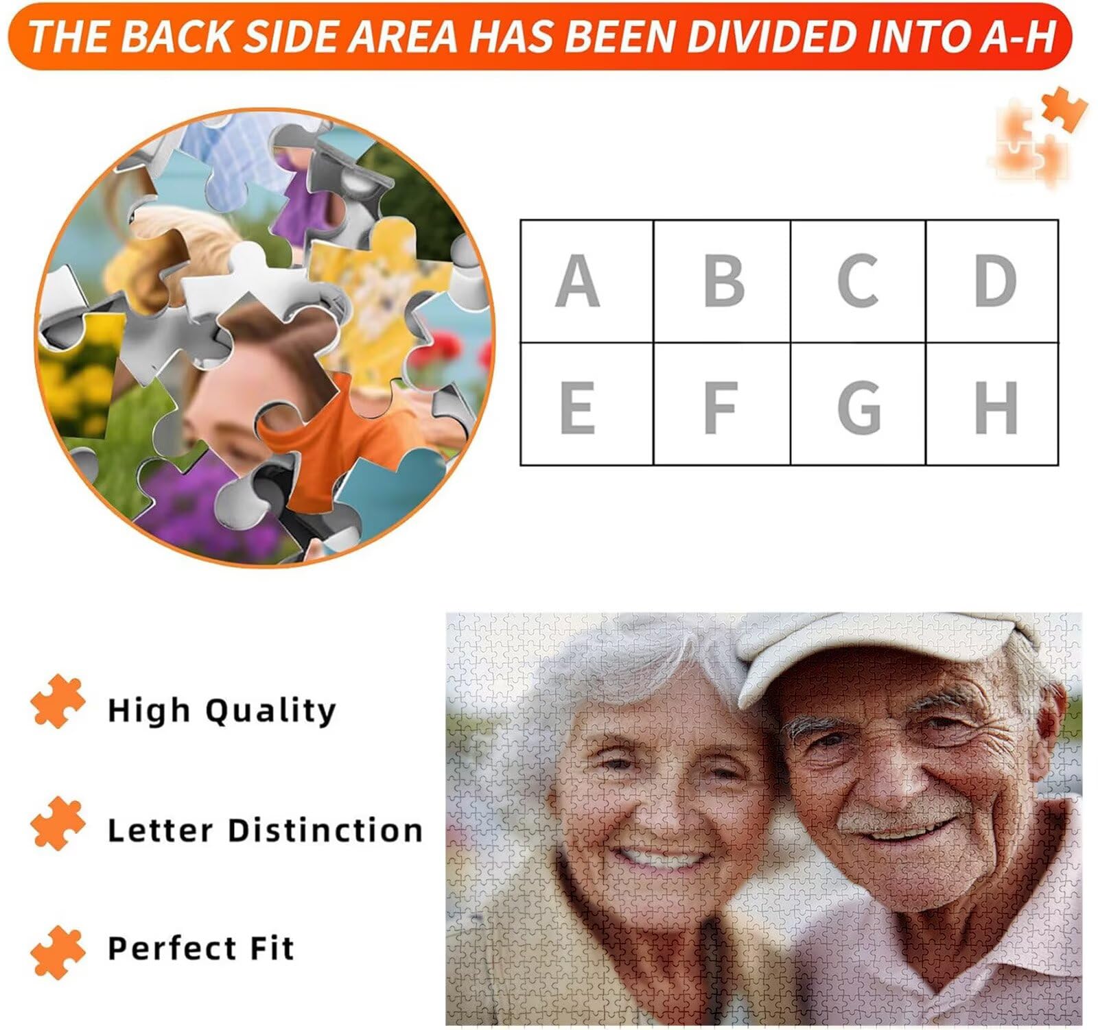 Personalisiertes Puzzle 2000 Teile Holzpuzzle mit Eigenem Foto Puzzle W-753