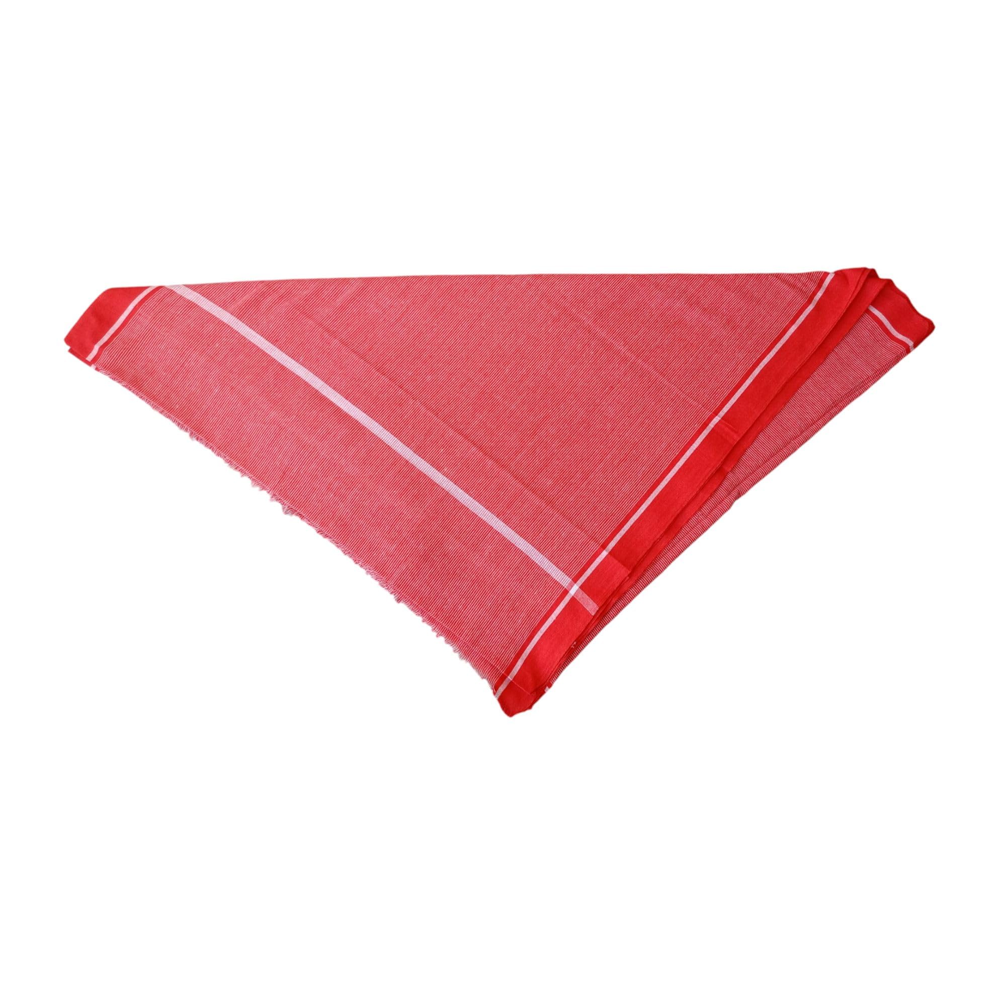 Red Cotton Gamchha – Traditional Handloom Multipurpose Towel for Men – Soft, Lightweight & Quick-Dry Wrap (Pack of 1)-image-27