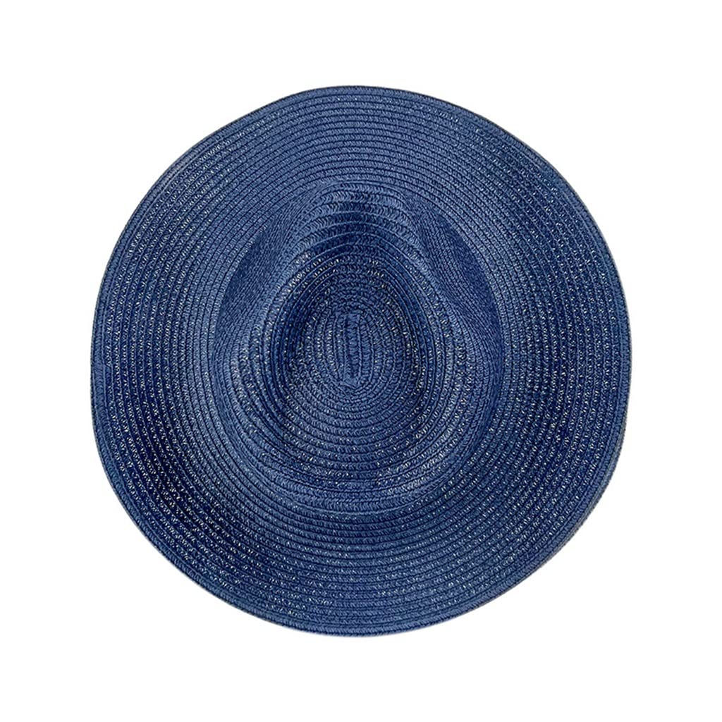 LNNSHX Sombrero clásico de Panamá con Borde Enrollado, Sombrero para protección Solar de Viaje, Sombrero para el Sol de Playa al Aire Libre para Hombre