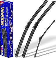 Vista 27 de 3 limpiaparabrisas de repuesto, repuesto de equipo original, para vehículos, 26 pulgadas, 20 pulgadas y 13 pulgadas, juego de 3