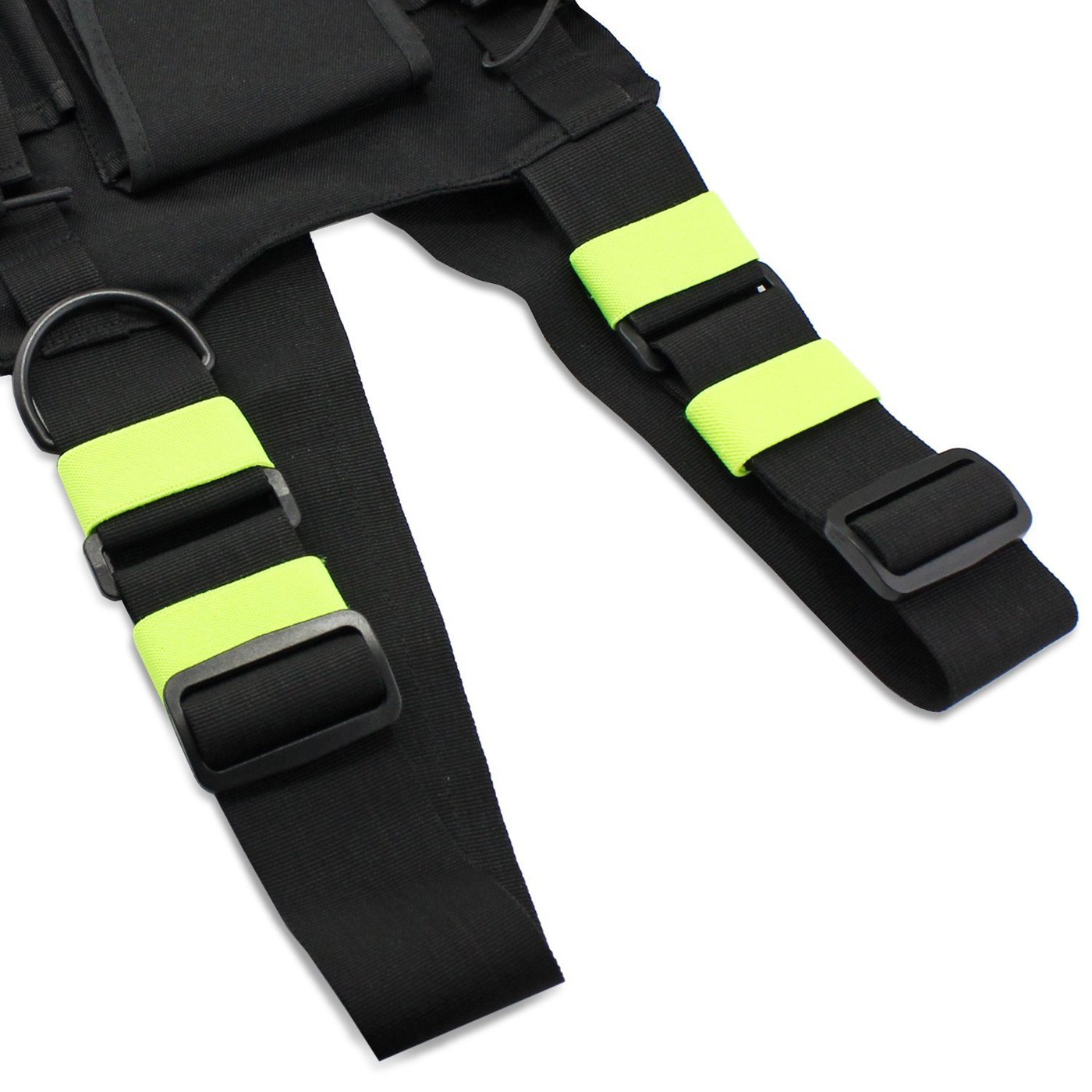 Sacs de Harnais de Poche de Poche de Talkie-walkie de Radio emballent Le Sac à Dos Holster Radios bidirectionnelles Mallette de Transport Accessoire Titulaire (Vert) - 4