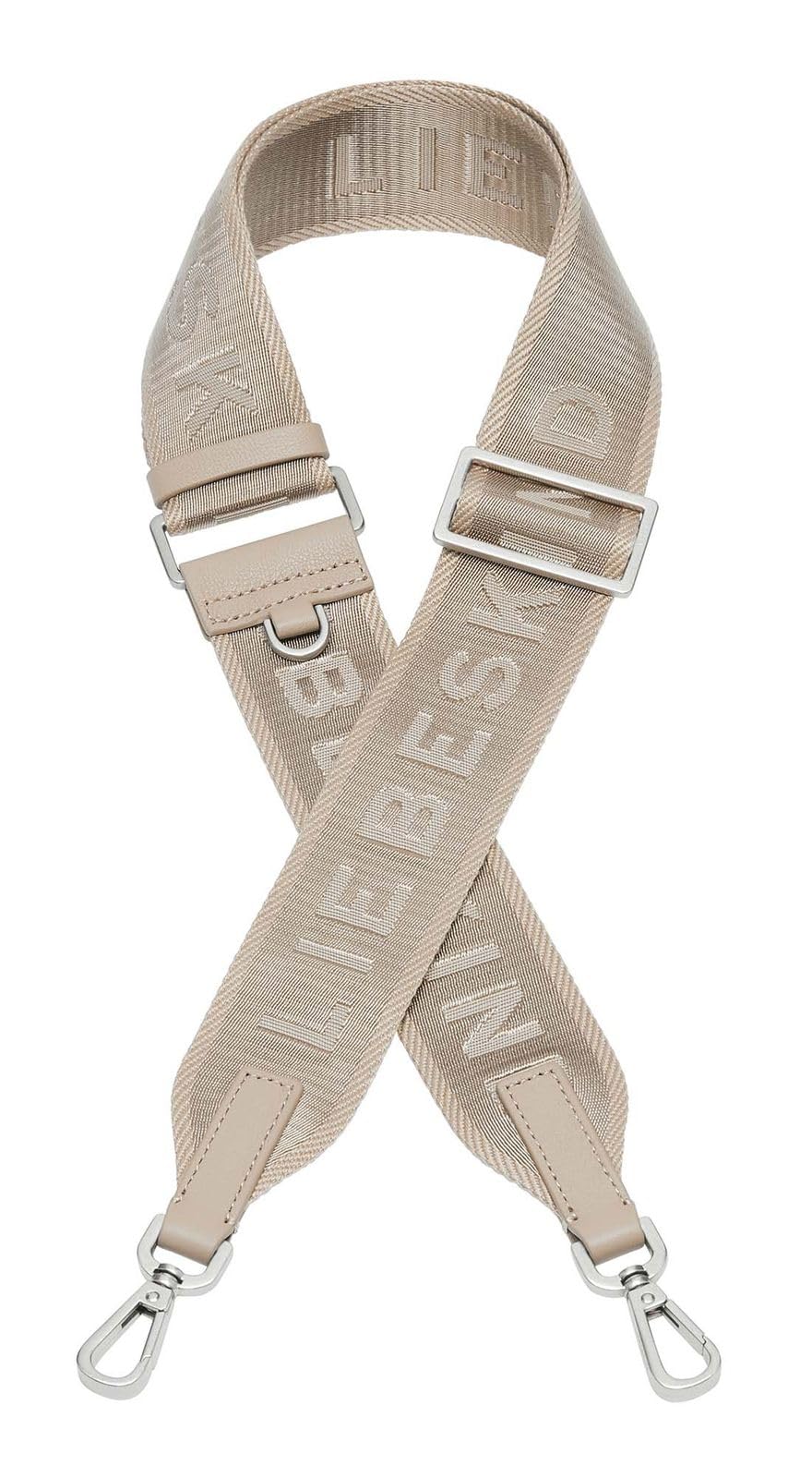 LIEBESKIND BERLIN shoulder strap Classic Logo Webbing Strap Stone