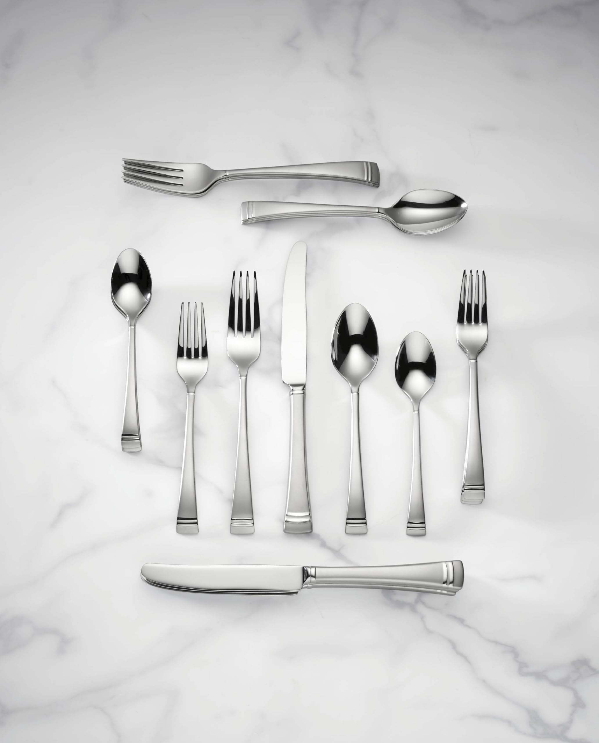 Amazon.com: Lenox 828373 Federal Platinum Frosted 20-piece