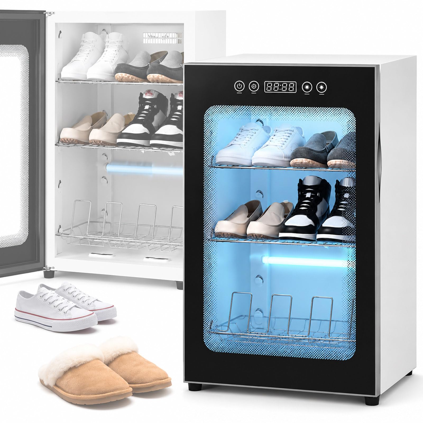 Schuhtrockenschrank, 400-W-Warmlufttrockner 3-Tier