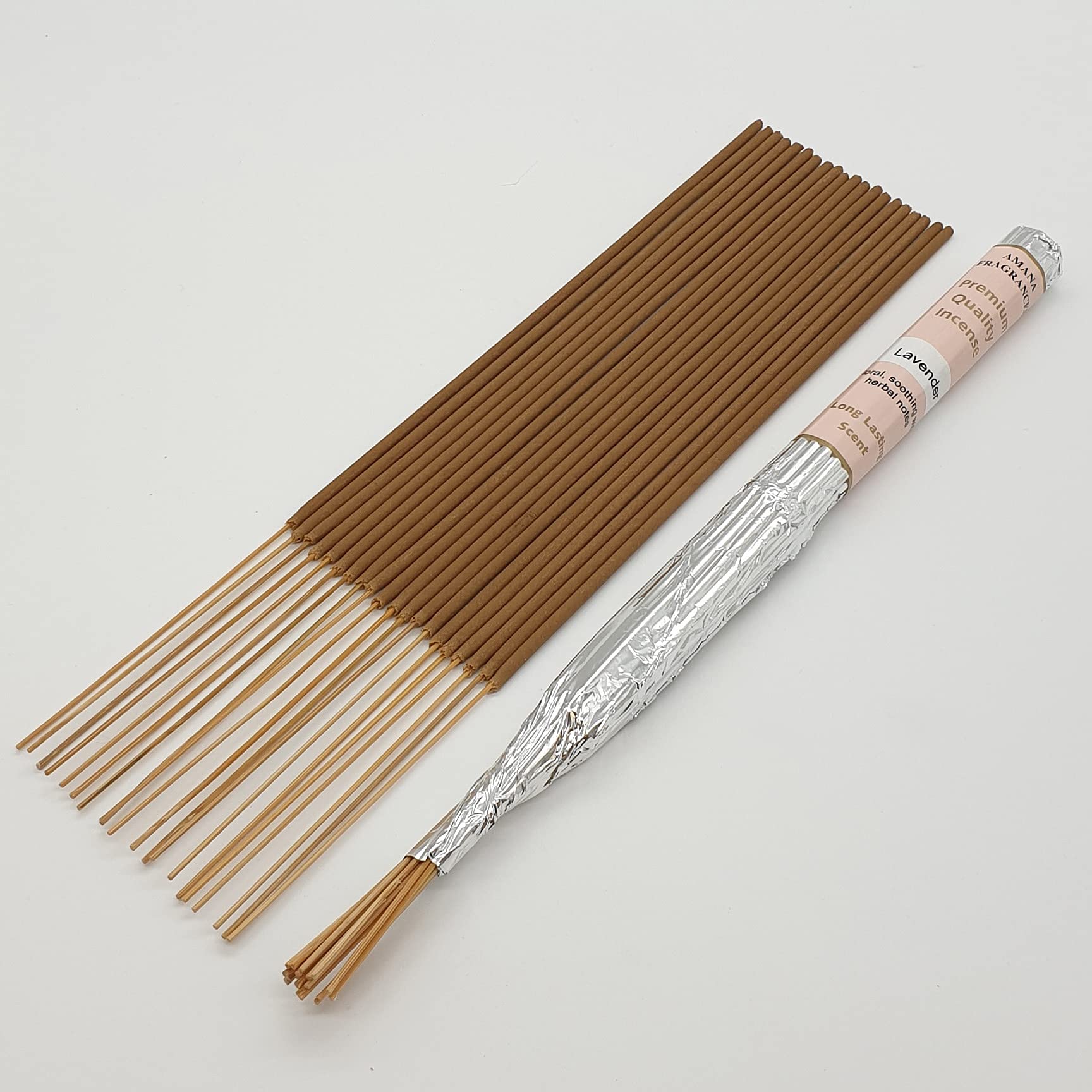 Long Burning Incense Sticks from Amana Fragrances - all scents in one listing (Lavender)