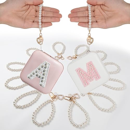 Miniatura 4 de linsuiyyds The Initial Jewelry Travel Case,Teen Girl Gifts Trendy Stuff,Bridesmaids Gifts,Daughter Birthday Gift,Personalized Gifts For Girls (pink,