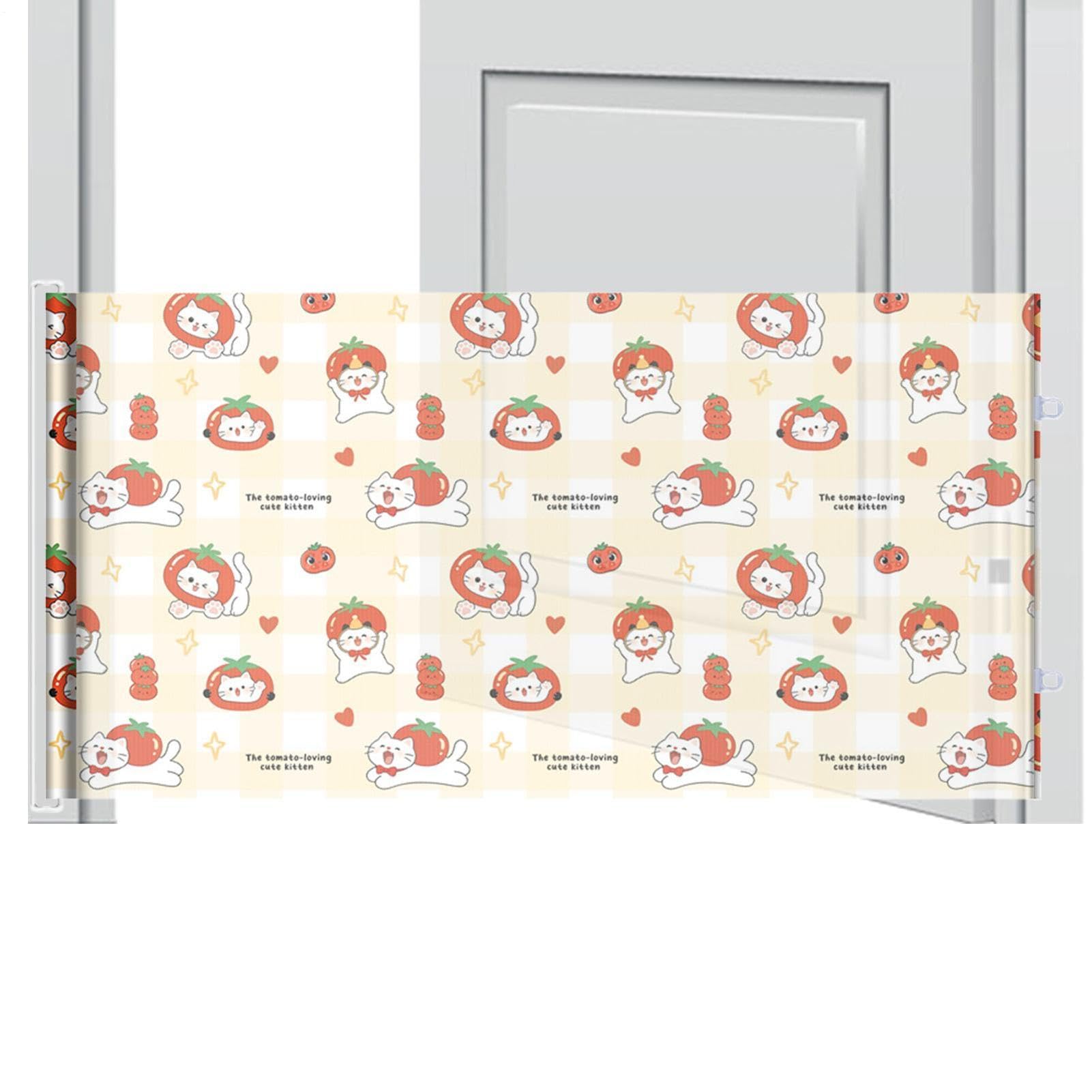 Cancello Retrattile Ingresso Recinto di Contenimento, Schermo di Sicurezza | Cancello Retrattile per Ambienti Interni per la Casa, Bambini, Cuccioli, Ingressi, Esterno e Interno