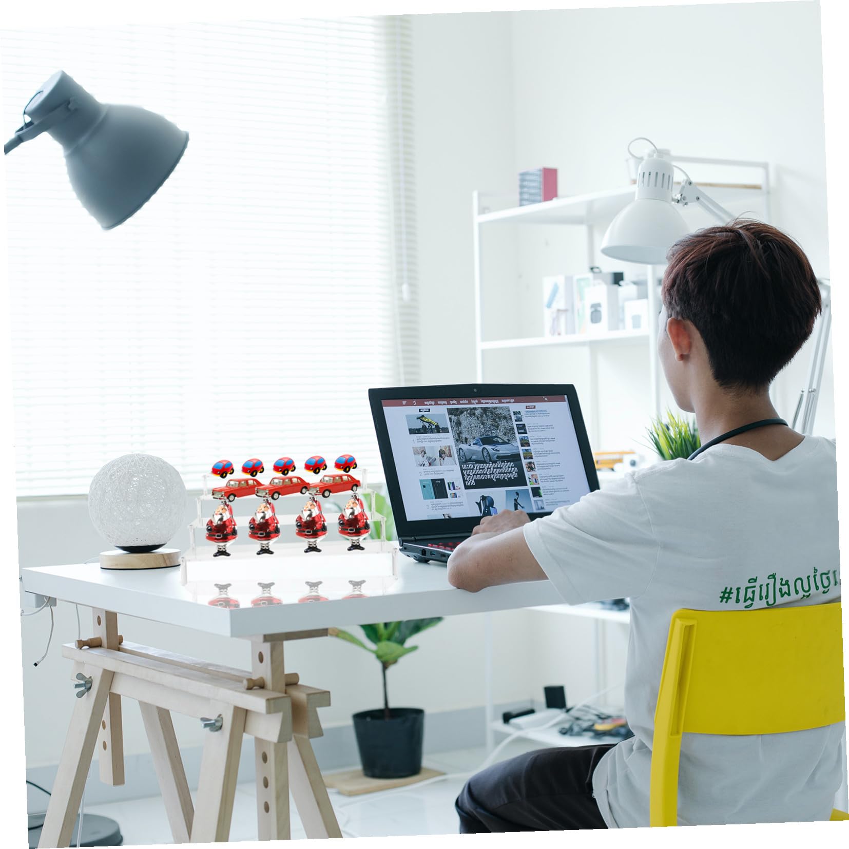 BESTYASH Transparenter Stufenständer Lagig Vielseitiger Cupcake und Duftstoff Organizer Stabiler Modell und Präsentationsständer Aufbewahrungsregal für Kosmetik und