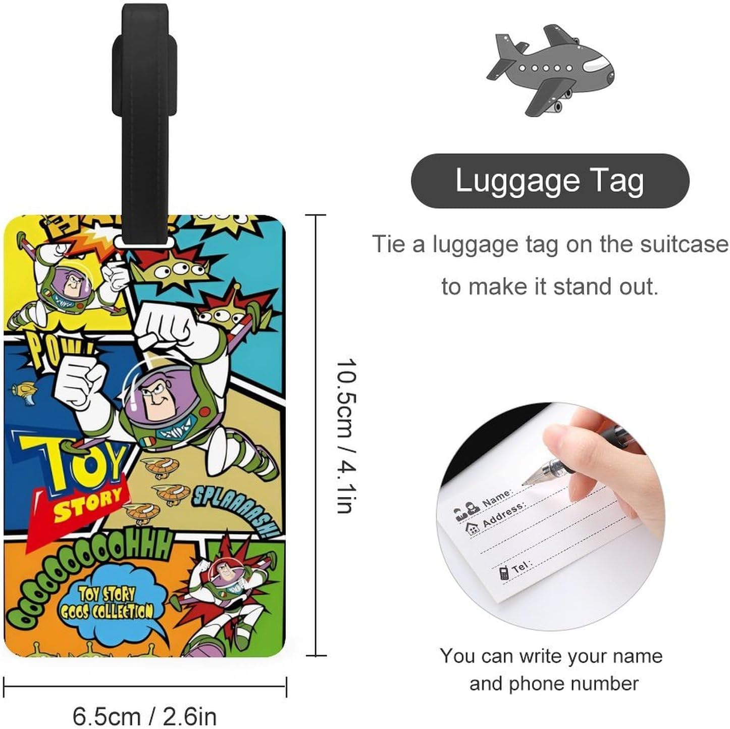 Amazon.co.jp: トイ・ストーリー ネームタグ 荷物タグ 防水结实