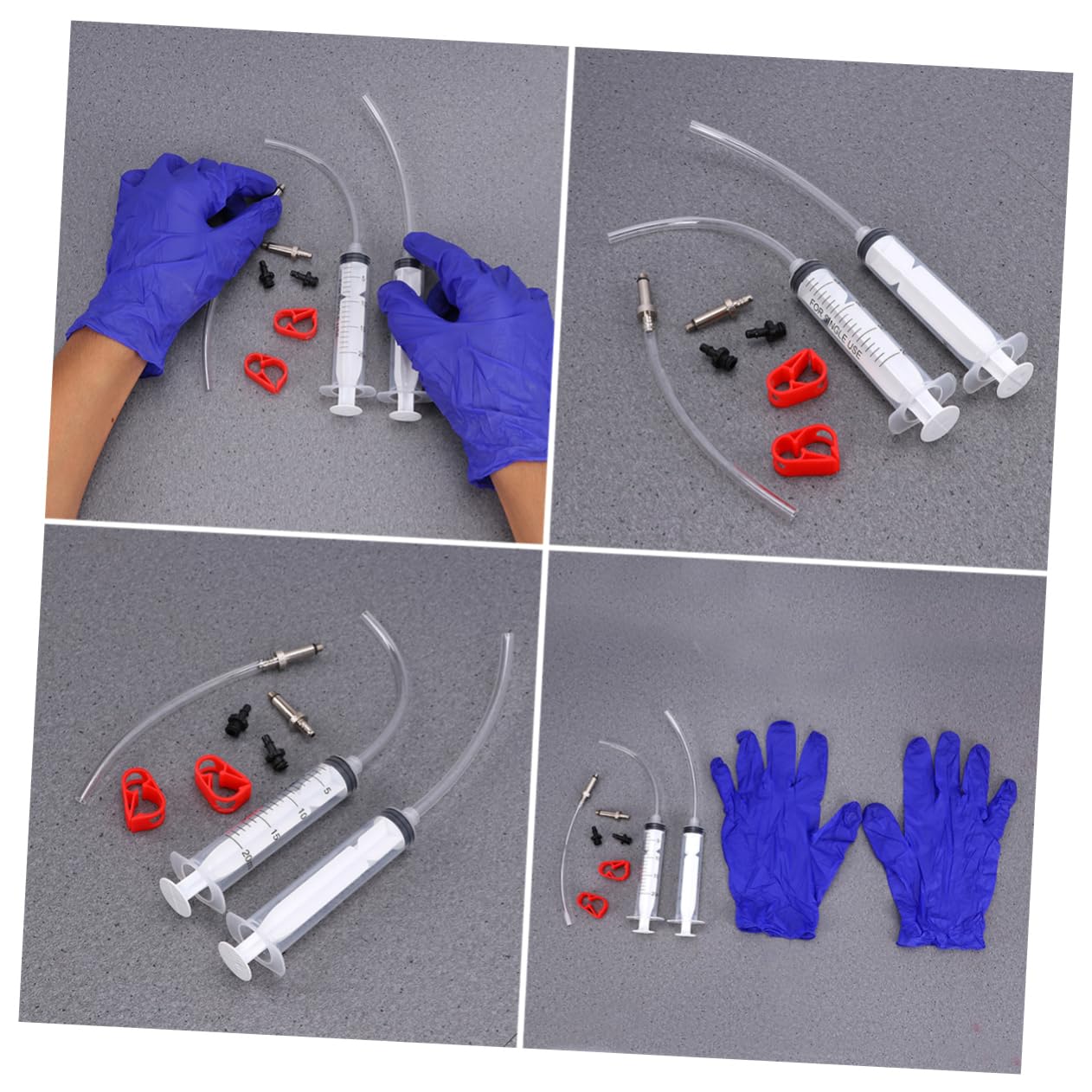 ifundom Kit Manutenzione per Freni Disco Idraulici Strumento Iniezione Olio per Freni Compatibile con Avid Portatile Facile Usare per Bici