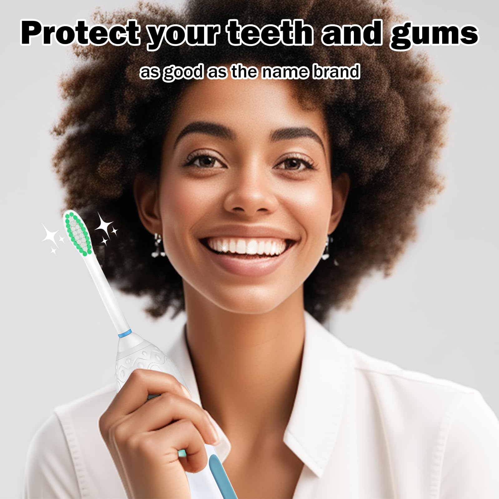Cabezales de repuesto para cepillo de dientes Philips Sonicare, cerdas suaves y medias, cabezales de repuesto para cepillo de dientes eléctrico E-Series Essence Xtreme Elite Advance y CleanCare,