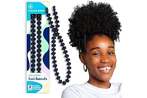 Cushioned No-Damage Hair Weights for Thick, Curly Hair - Ideal for Braids, Ponytails, and More