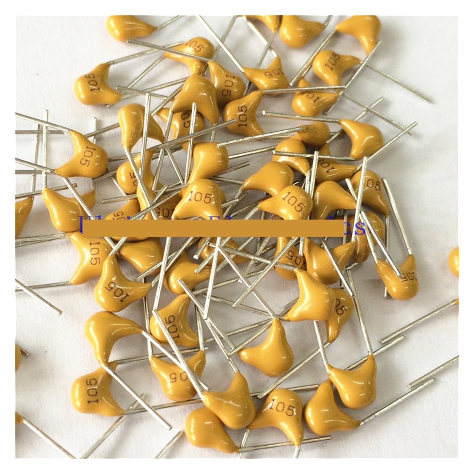 ICXLPMC 1000pcs/lot Multilayer ceramic capacitor 1uF 105 50V 1000nF 105M P=5.08mm