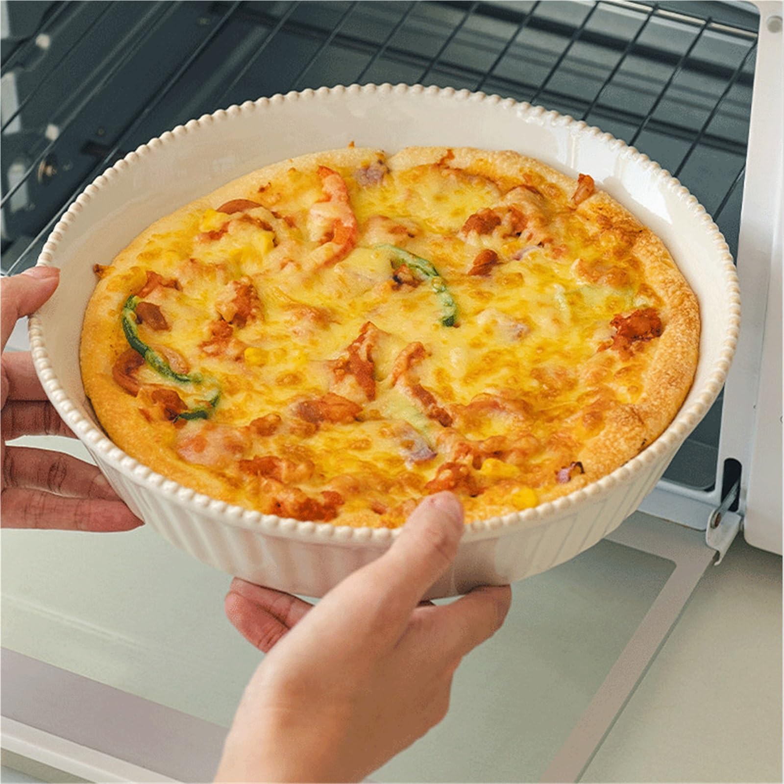 Plat Four Pizza Pans Ceramic Baking Dishes for The Oven Plat Gratin