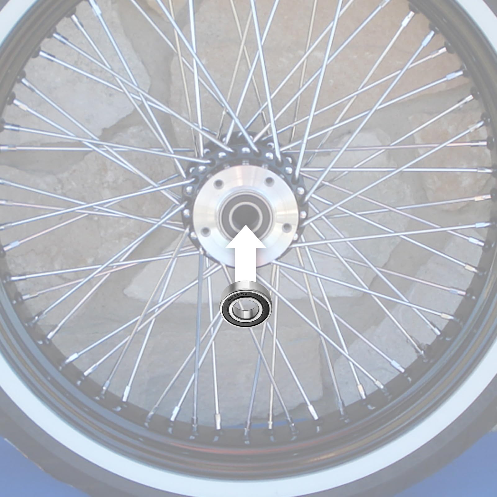 Amazon.co.jp: Wsays リアホイールベアリングキット ABSで密封 2008