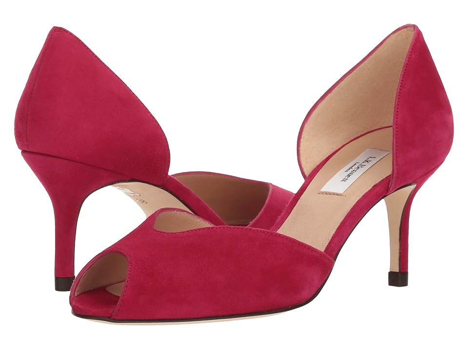 

L.K. Bennett Tatiana (Power Pink Suede) Women's Shoes