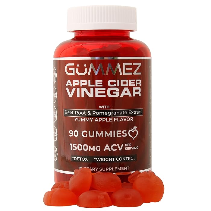 Buy Apple Cider Vinegar Gummies 90 Count, 1500mg. Gummez ACV Gummies