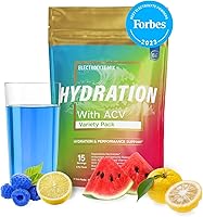 Essential Elements Sugar-Free Electrolyte Hydration Packets Variety Pack - 15 Sticks with ACV & Vitamin C
